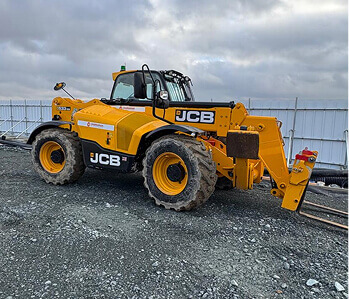 Scissor lift deployed